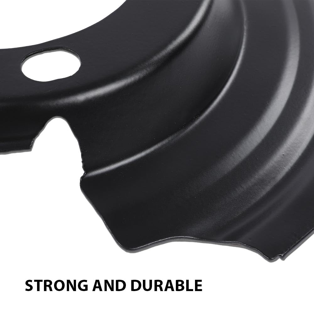 G-PLUS Front LH & RH Brake Dust Shield Compatible with Jeep Cherokee XJ 1984-2001, Fit Jeep Wrangler 1987-2006, Fit Jeep Grand Cherokee 1993-1998 Brake Backing Plate Dust Shield 52005476, 52005477