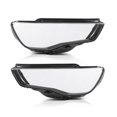 G-PLUS Headlight Lens Cover for Audi A3 2013-2016 Clear Pair