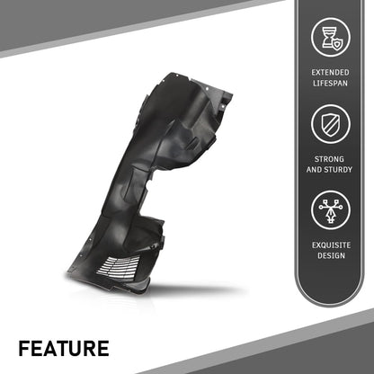 G-PLUS Fender Liner Splash Shield Front Left Compatible with Jaguar XF XFR XFR 2012-2015 C2Z22404, C2Z14258