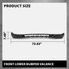 G-PLUS Front Lower Bumper Valance, Compatible with Lincoln MKC 2015-2018, FO1095263C, EJ7Z17626AA