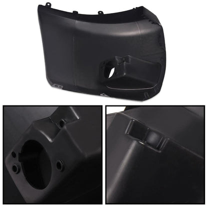 G-PLUS Front Bumper End Compatible With 2007-2013 Chevy Silverado 1500 Front Right and Left Side Primed Face Bar Cap With Fog Llights Hole GM1004147 GM1005147