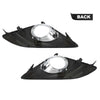 G-PLUS Pair Front Bumper Fog Light Grille Lamp Cover Compatible with Toyota Camry 2012-2014