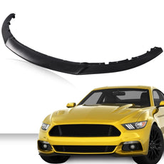 G-PLUS Front Lip Splitter 3PCS for Ford Mustang 2013-2014 RP Style Carbon Style Front View