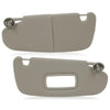 G-PLUS Beige Sun Visor LH Driver & RH Passenger Side 1 Pair Compatible with 2002-2009 Dodge Ram 1500 2500 3500 (Only the Passenger Side with a Mirror)