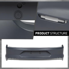 G-PLUS Rear Bumper Cover Compatible with Ford Mustang 2018-2023 Without Sensor Holes Additional Angle