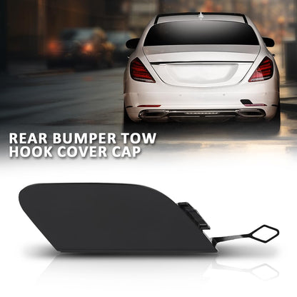 G-PLUS Rear Bumper Tow Hook Cover Cap Primed Compatible with Benz W222 S-Class S400 S450 S500 S550 S550e S560 S600 2014-2019,Not Fit for Cars With AMG/Sport Package 2228850424
