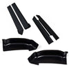 G-PLUS Front Left Driver Side Replacement Mirror Glass & Cab Corners Pair Compatible with 2011-2014 Ford F150 Fit Chevy Silverado GMC Sierra Crew Cab 4-Door BL3Z-17K707-A BL3Z17K707A Black