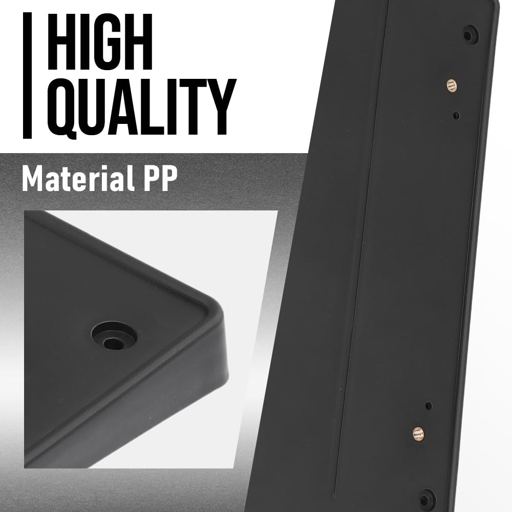 G-PLUS Front License Plate Bracket Compatible with BMW 325xi Base 2006,Fit Models Without M Sport Package 51117058449, BM1068119 Black
