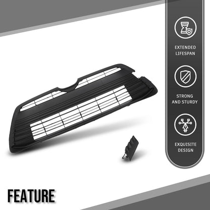 G-PLUS Front Lower Bumper Grille Compatible with Toyota Corolla LE Base XLE 2023 2024 53112-02E00, 53102-02640 Black