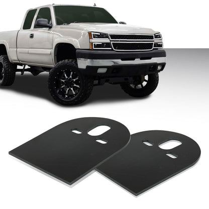 G-PLUS 2500lb 2600lb Steel Upper D Plate Mounting Brackets Air Bag Suspension Pair