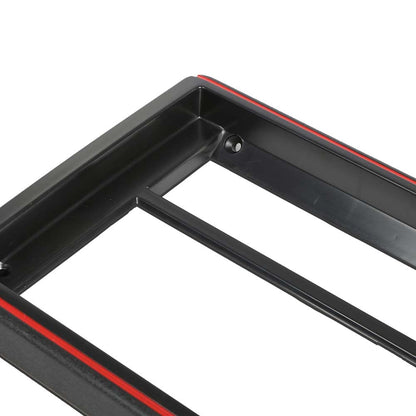 G-PLUS Radio Face Plate w/Red Trim Compatible with El Camino Monte Carlo SS 1981-1988 Radio Panel(Black)
