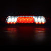 G-PLUS Rear LED Third Brake Light Compatible With 2014-2018 Chevy Silverado/GMC Sierra1500/2500HD/3500,3RD Cargo Led Tail Lamps Chrome Housing,Red Clear Lens