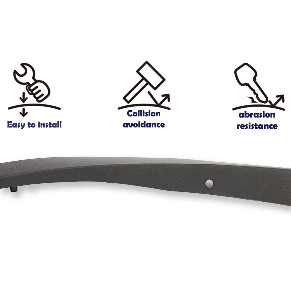 G-PLUS Fender Flare Compatible With Ford Escape 2013-2017, Wheel Well Arch Opening Molding Flares Black Wheel Cover Protector (1 x Front Left) CJ5Z-16268-AB