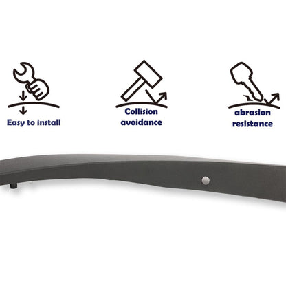 G-PLUS Fender Flare Compatible With Ford Escape 2013-2017, Wheel Well Arch Opening Molding Flares Black Wheel Cover Protector (1 x Front Left) CJ5Z-16268-AB