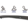 G-PLUS Front Left Fender Flare Compatible with Ford Escape 2013 2014 2015 2016 2017, Wheel Well Arch Opening Molding, CJ5Z-16268-AB, Factory Style