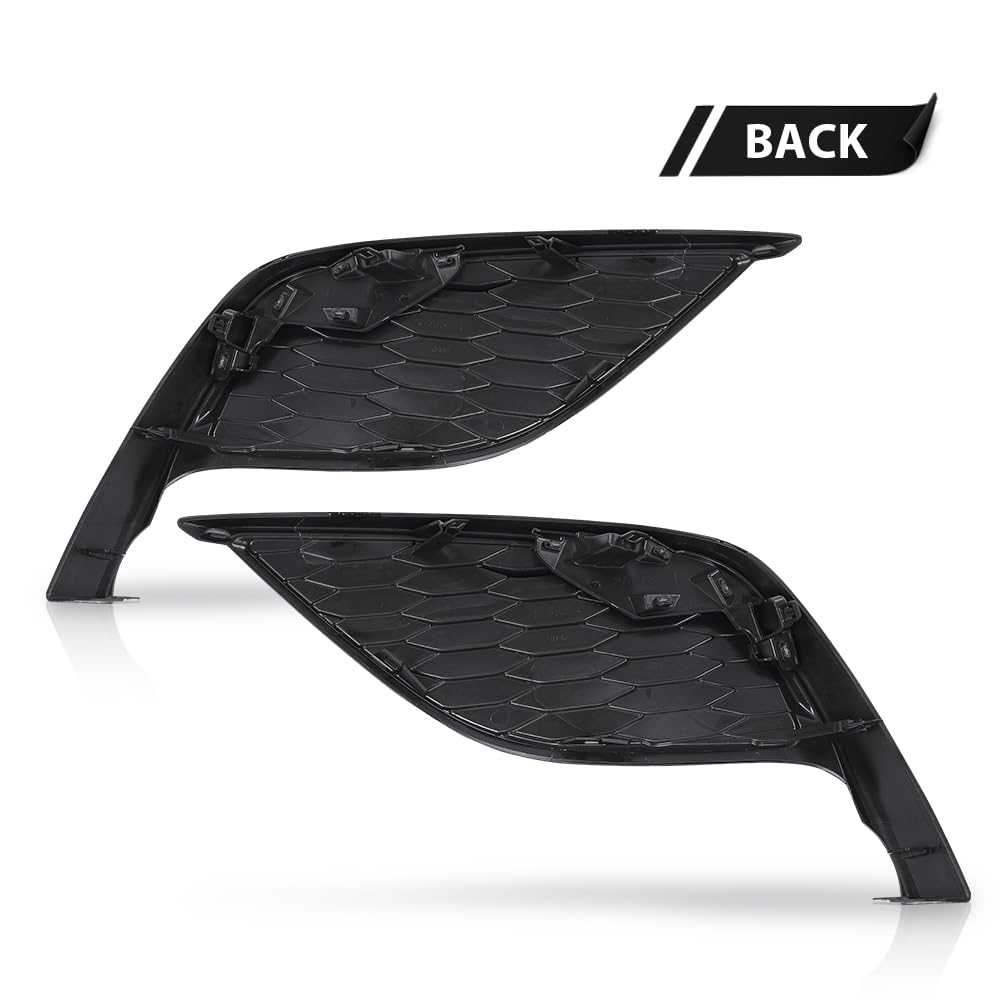 G-PLUS Front Bumper Fog Light Cover Lamp Frame 2Pcs Compatible with Toyota Camry SE XSE 2021 2022（Does NOT fit LE XLE model） 8148106240, 8148206200, TO1039243, TO1038243