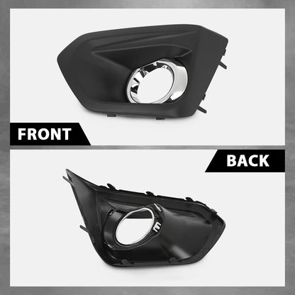 G-PLUS Driver Side Fog Light Bezel w/Chrome Cover Trim Compatible with Subaru Impreza 2012-2014 57731FJ030