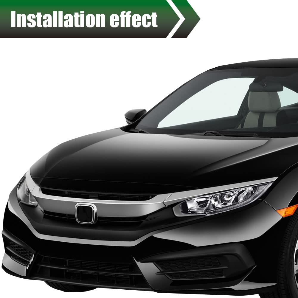 G-PLUS Projector Headlights, Compatible with Honda Civic 2016-2021 2/4Door DX EX/EX-L/EX-T LX/LX-P Si Sport,(NOT For Factory LED Headlight Models) Halogen Model LED DRL (Passenger & Driver Side)