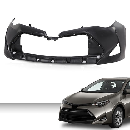 G-PLUS Front Bumper Cover, Compatible with to.yo.ta Corolla 2017-2019 Sedan 4-Door CE, L, LE & XLE Models Only TO1000423, 5211903907, 191275231968