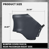 G-PLUS Rear Bumper Cover Fascia Passenger Right Side Compatible with Jeep Cherokee 2014-2018 Black