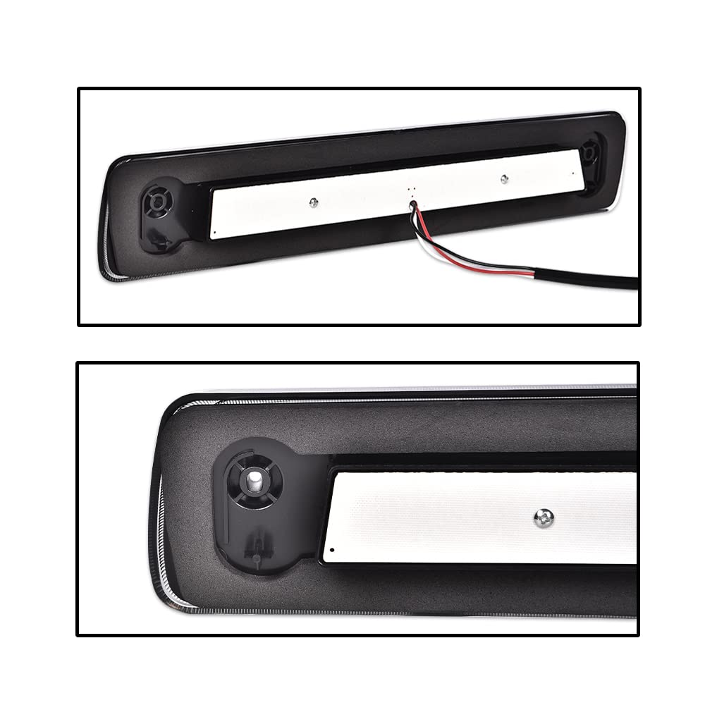G-PLUS LED 3rd Third X Brake Light Rear Brake Stop Tail Light Fit 2015-2018 Colorado/Canyon GM25971002 52019397 High Mount Stop Light Third Tail Light