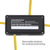 G-PLUS Nylon 30 Fiberglass Black Distribution Box 12 Terminal Ground Power Distribution Junction Block Kit 12V 100A