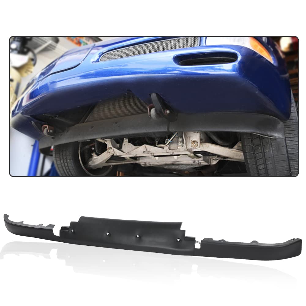 G-PLUS Front Lower Spoiler Air Dam Bundle W/Side Support Compatible with 1997-2004 Chevy C5 Corvette