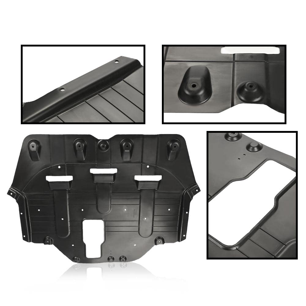 G-PLUS Engine Under Cover Splash Shields Front Support Compatible with Hyundai Sonata 2011-2017, Front Lower Engine Cover Fascia 29130-C2100