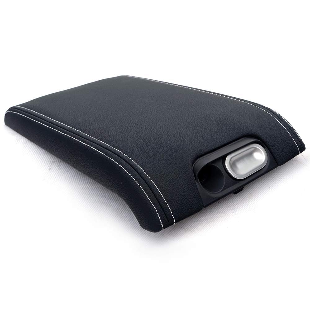 G-PLUS Center Console Arm Rest Lid Cover, Compatible with Ford F150 2009-2014/ Fit Lincoln Mark LT 2010 2011 2012 2013 2014 9L3Z-1506024-CC (Black)
