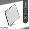 G-PLUS Mirror Glass Upper Heated Driver Left Compatible with Ford F150 Pickup Truck 2013-2014,Fit Ford F250 F350 F450 F550 Super Duty 2008-2016 FO1324150, 7C3Z17K707H