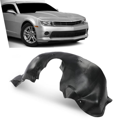 G-PLUS Fender Liner Front Right Compatible with Chevy Camaro 2014-2015 Black 1Pc 22829468, GM1249251