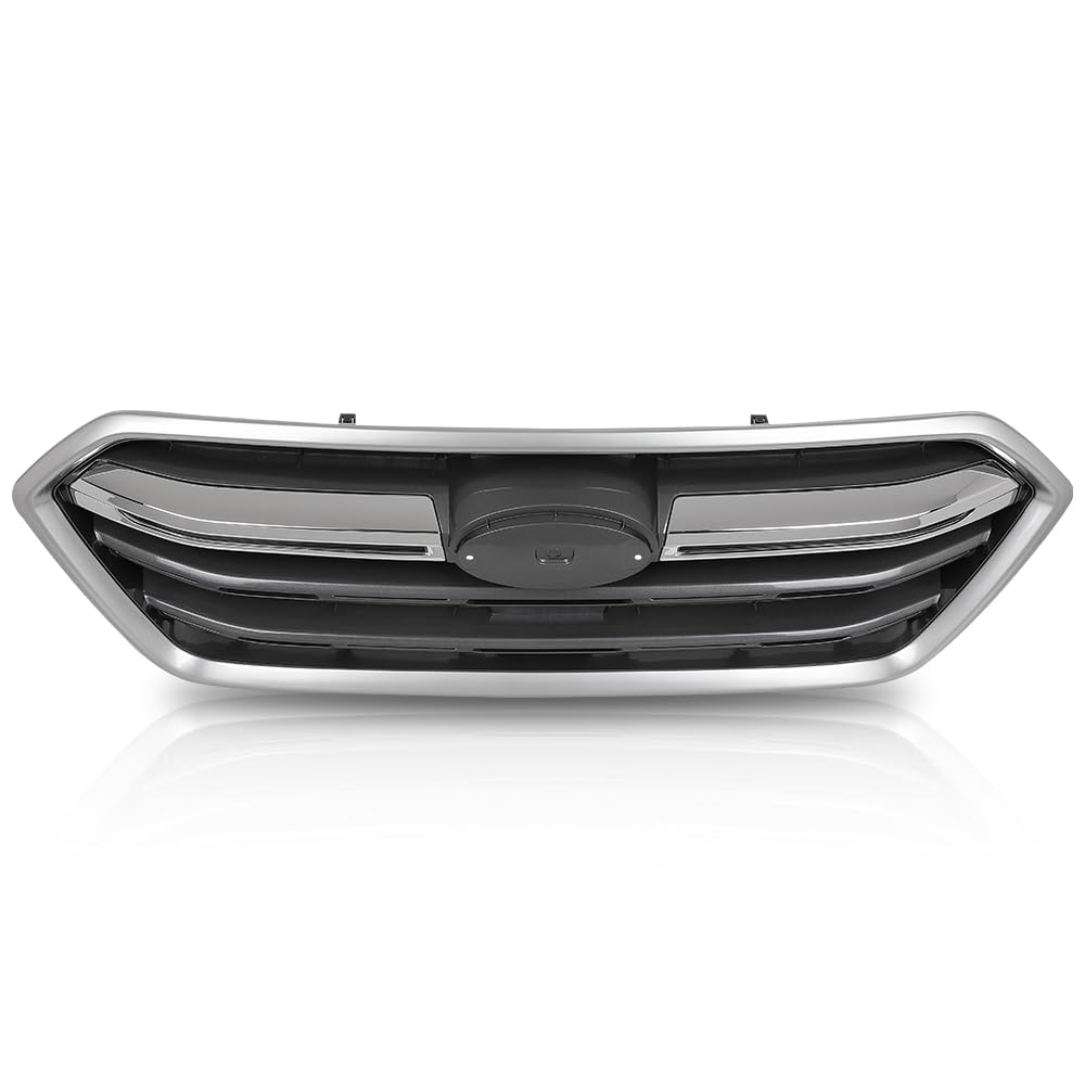 G-PLUS Front Replacement Grille Grill Chrome Compatible with Subaru Outback 2018-2019 91121AL16B, SU1200173
