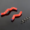 G-PLUS Silicone Radiator Coolant Hose Kit Clamps Compatible For NISSAN SENTRA SPEC-V SER SE-R 2000 2001 2002 2003 2004 2005 2006 Red 2PCS