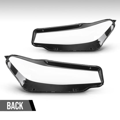 G-PLUS Headlight Lens Cover+Sealant Glue Compatible with BMW 3 Series G20 G21 2023-2024 Left & Right Pair Front Headlamp Lens Cover Clear