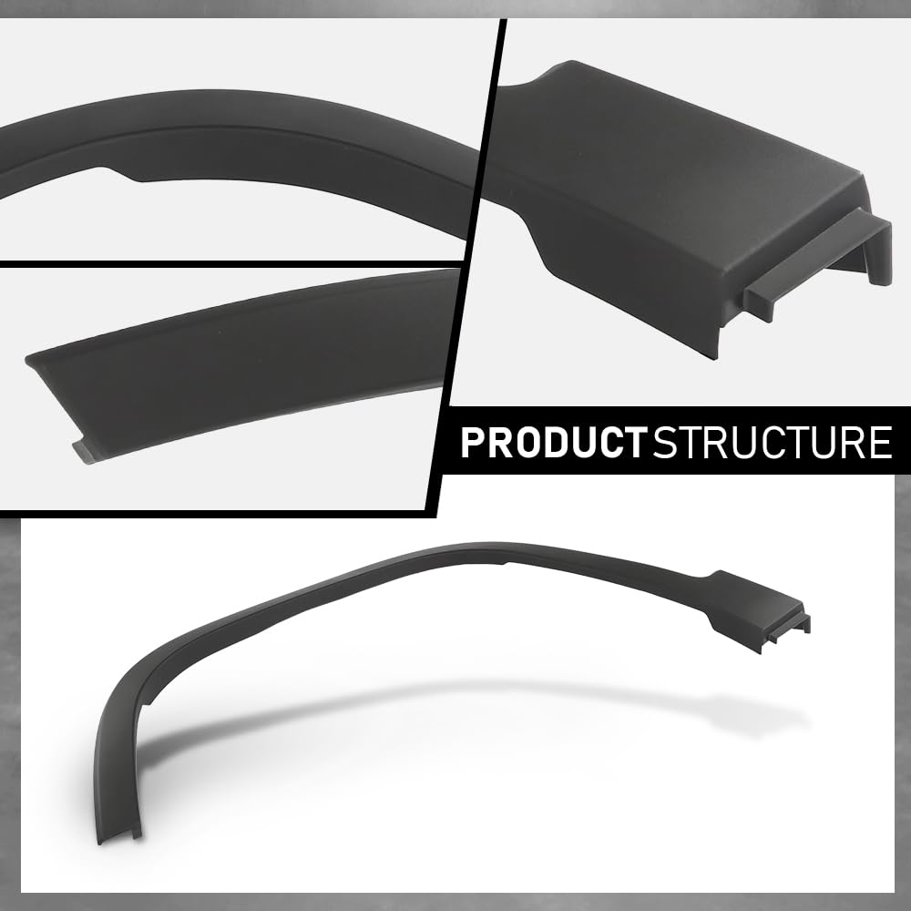 G-PLUS Fender Flares Front Driver Side Wheel Opening Molding Compatible with Jeep Cherokee 80th Anniversary 2021, Fit Jeep Cherokee Altitude 2019-2023, Fit Jeep Cherokee Latitude Lux 2021-2022