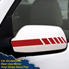 G-PLUS Rearview Mirror Carbon Fiber 5D Sticker Vinyl Stripe Decal Compatible with Car Accessories,2Pcs/Set (Black)