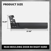 G-PLUS Rear Door Finish Molding Moulding RH Right Side Compatible with LR3 Discovery 3 2005-2009, Fit LR4 Discovery 4 2010-2016