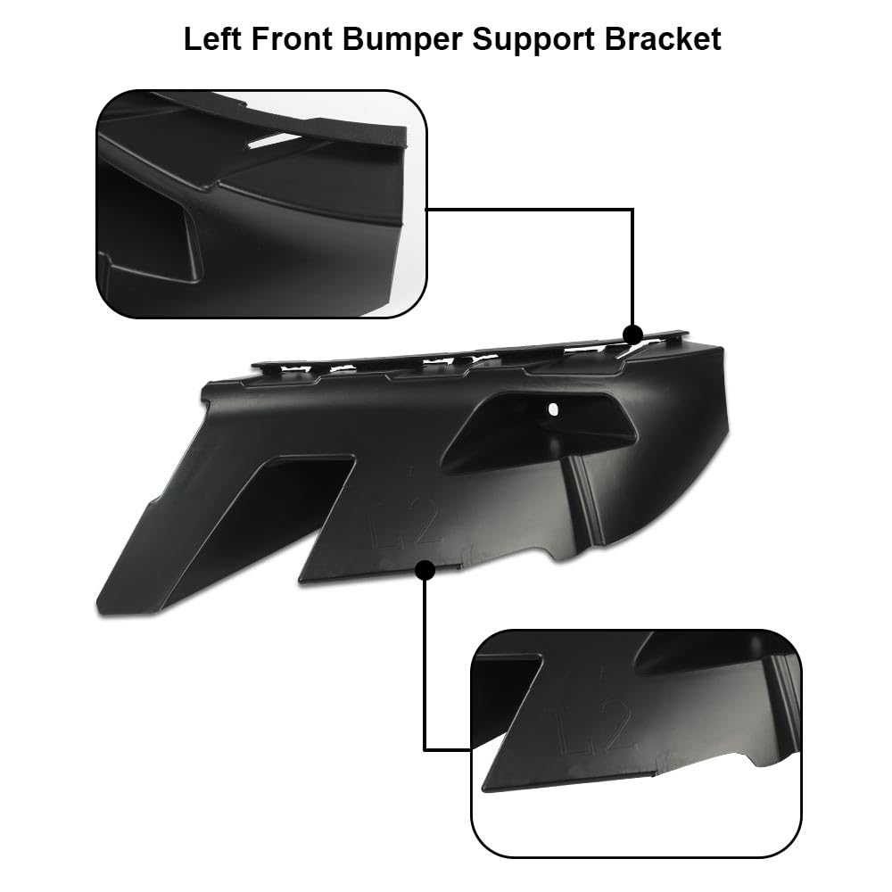G-PLUS Pair Front Bumper Support Bracket Compatible with Ram 1500 Classic 2013-2019 (2019 1500 Classic DS Model) 68104944AD 68104945AE CH1043121 CH1042121