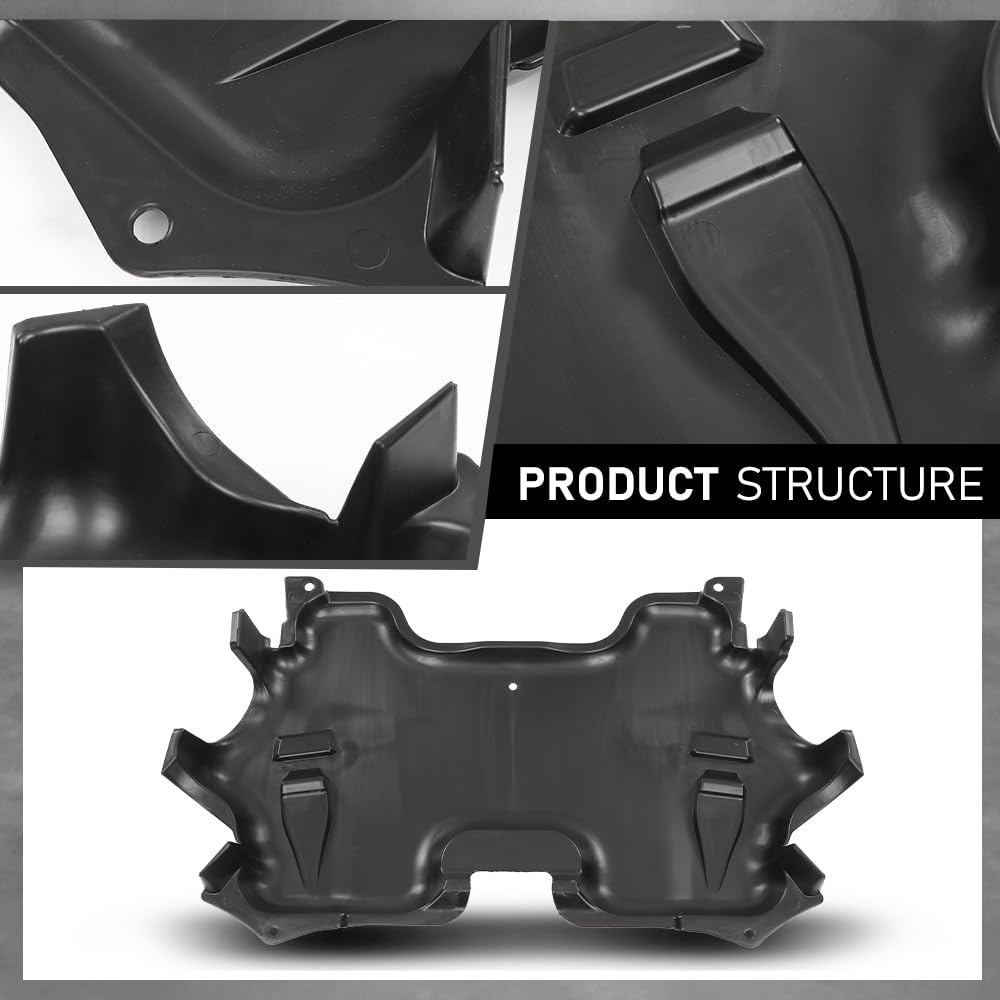 G-PLUS Engine Splash Shield Center Cover Compatible with Benz E320 Bluetec Sedan 4-Door 2007-2009,Fit Benz E350 4Matic Sedan/Wagon 4-Door 2006-2009,2115242430, 211-524-24-30