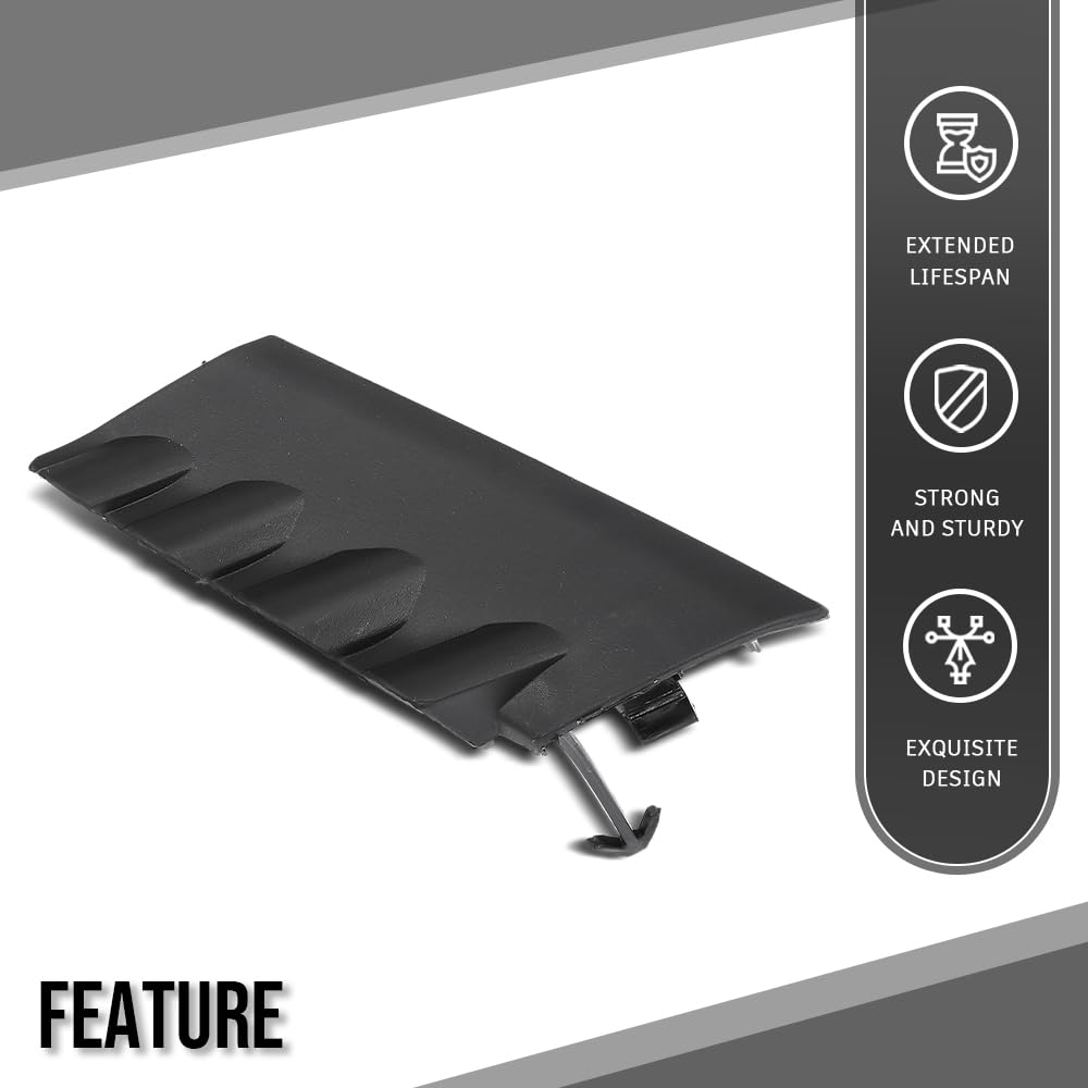 G-PLUS Front Bumper Grille Tow Hook Eye Cover Cap Compatible with Toyota Collora (submodel:Hybrid LE, Hybrid XLE, LE) 2023 2024 2025 53128 12190, 5312812190 Black