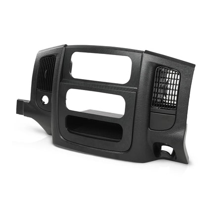 G-PLUS Center Dash Radio Bezel Trim Panel w/Storage Compatible with Dodge Ram 1500 2002-2005/ Fits Dodge Ram 2500 3500 2003-2005 Accessories Black Radio Frame