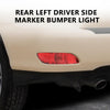 G-PLUS Rear Side Marker Bumper Reflector Light w/o Bulbs Left Driver Side Compatible with RX400H 2006-2008/Fit RX350 2007-2009/Fit RX330 2004-2006 81911-48040 81911-0E010
