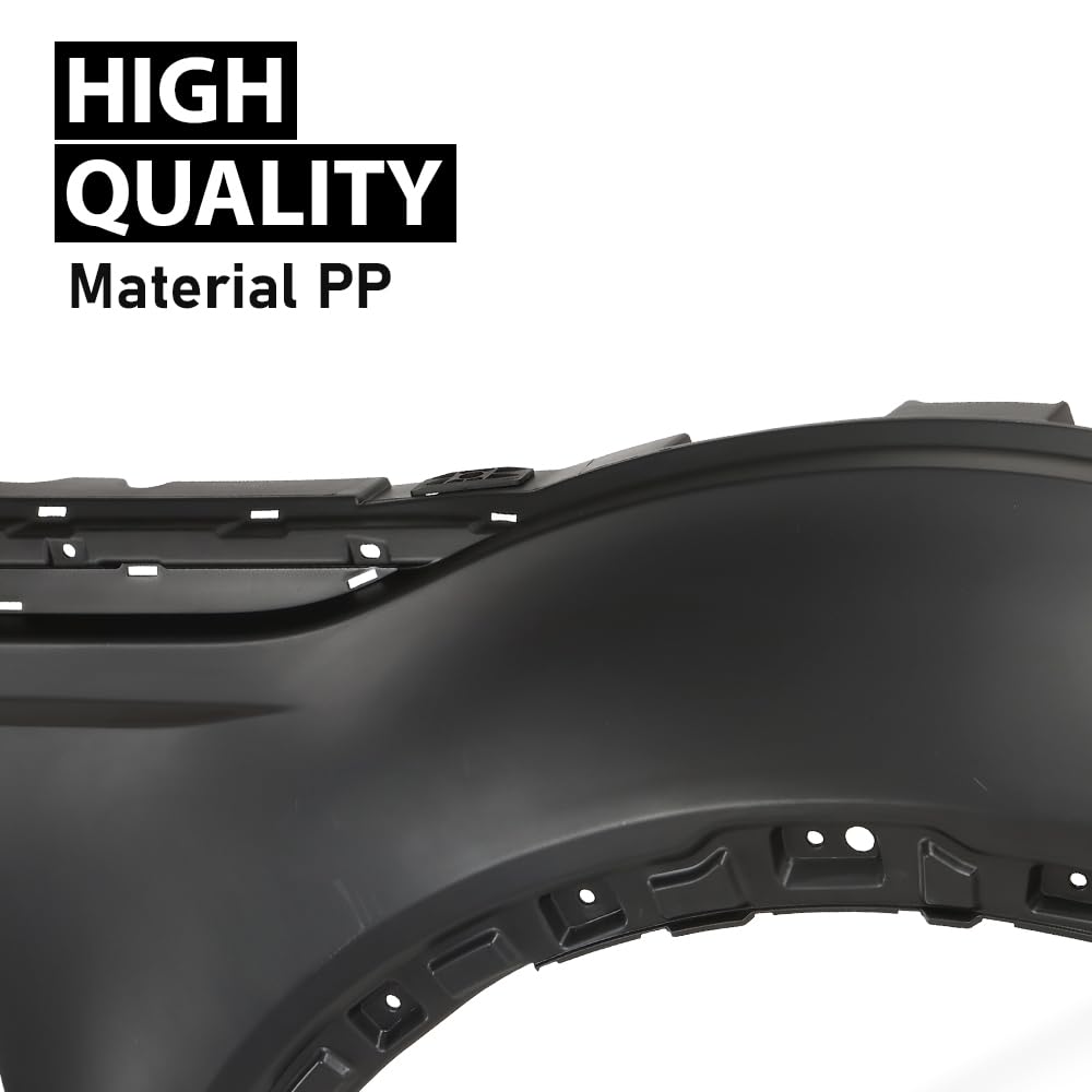 G-PLUS Front Right Fender Panel Compatible with Evoque 2012-2018 Black
