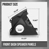 G-PLUS Front Dash 6.5" Speaker Panels Unloaded Panel Compatible with Can-Am Maverick R 2024+ All Models Fit Can-Am Maverick R Max 2025+ Black