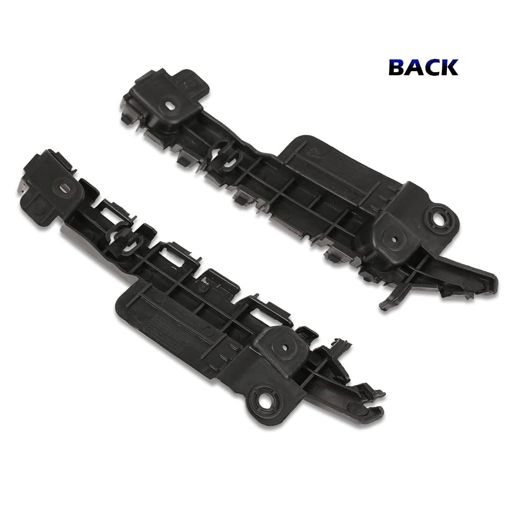 G-PLUS Black Front LH and RH Bumper Retainer Brackets Fit Cruze Sedan 2011 2012 2013 2014 2015 Front Bumper Support Mount Support Bracket 2pcs 95328893 95328894 GM1043118 GM1042118