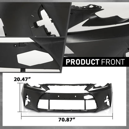 Chrome Steel Front Bumper Lower Face Bar with Fog Light Holes Compatible with Ford F150 Fit Lincoln Mark LT 2006 2007 2008 FO1002399