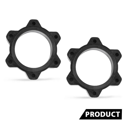 G-PLUS 6" Lift CV Spacers Compatible with Chevy Silverado GMC Sierra 2500HD 2001-2010 4WD Black