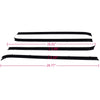 G-PLUS Weatherstrip Window Seal Car Window Moulding Trim Compatible with Chevy GMC Pickup Truck 1981-1986 Black Set of 4 Door Window Moulding Trim Weatherstrip Seal Belt FO1930104 FO1930103