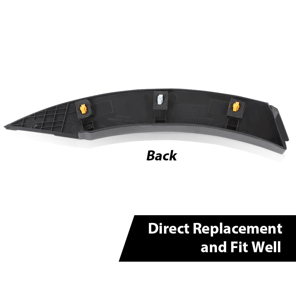 G-PLUS Left Rear Fender Molding Wheel Flare Garnish Compatible With Hyundai Santa Fe Sport 2.0L&2.4L US 2013-2018, 87741 4Z000 877414Z000