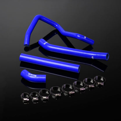 G-PLUS Silicone Radiator Coolant Hose Pipe Kit Clamps Compatible With TRX700 TRX700XX 2006-2009 Blue